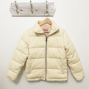 Levi's Women Corduroy Puffer Jacket
